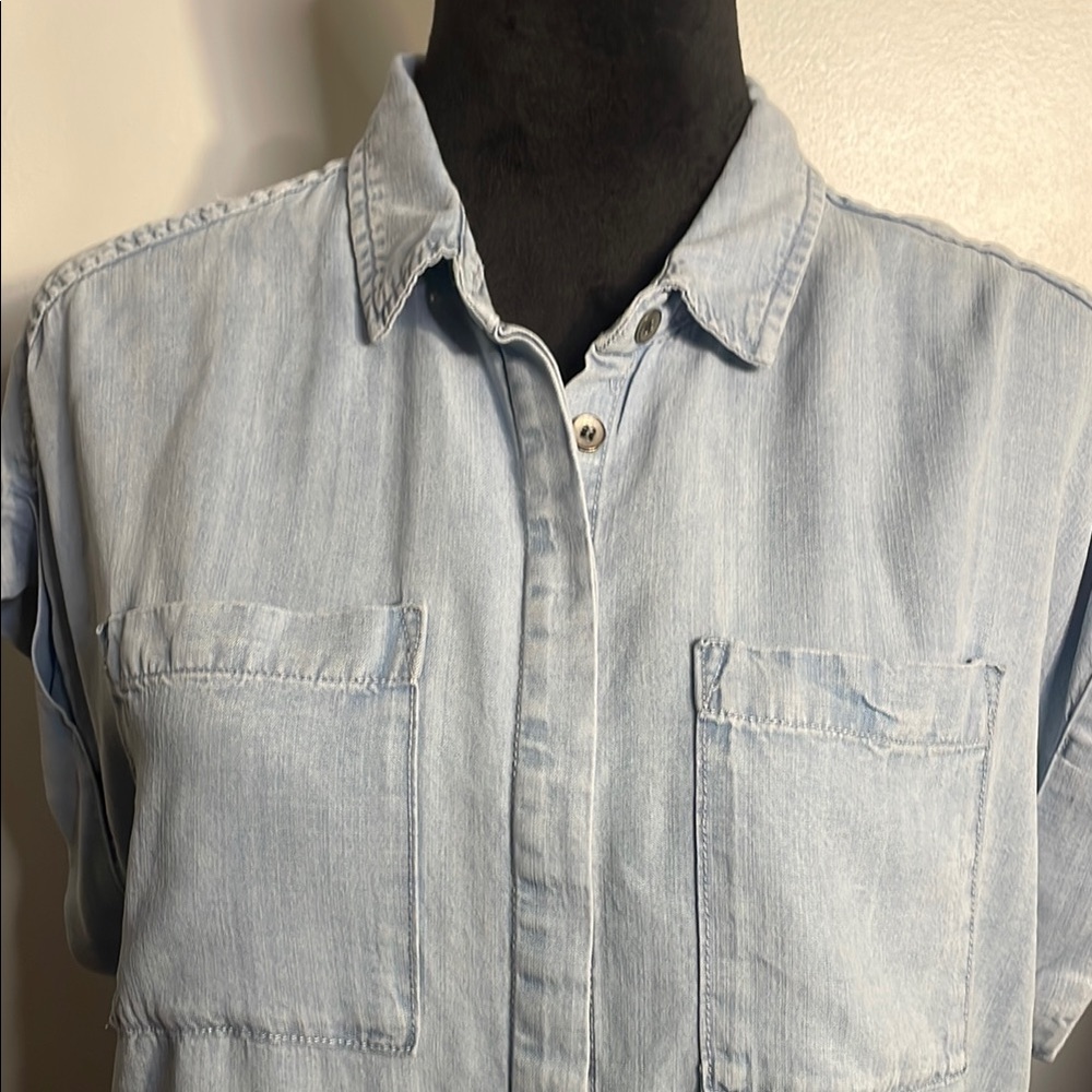 Velvet Heart Sky Blue Casual Top